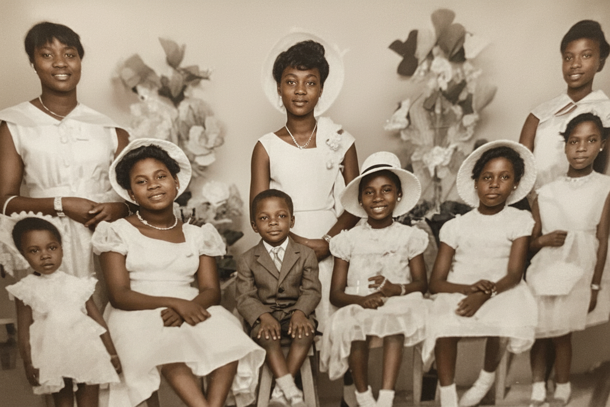 The Shonibare children